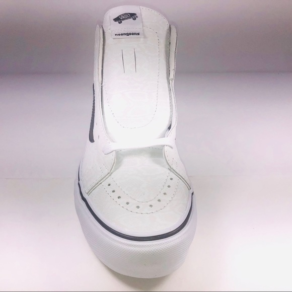 VANS Noon Goons SK8 Hi White Snakeskin Black Shoes - Picture 2 of 11